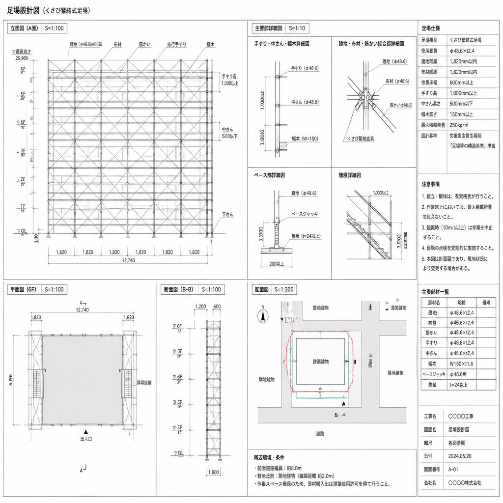 高品質な設計図と施工